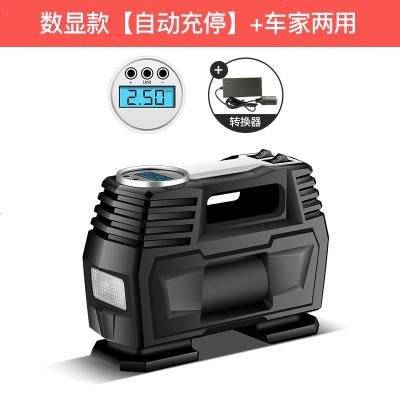 [补贴10%]车载充气泵12v汽车用小轿车轮胎打气泵小型便携式大功率电动气筒 数显款[自动充停]升级带灯+收纳包+家车