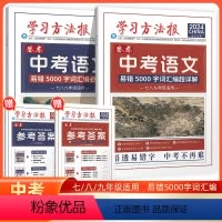 超详解+必刷题[2本] [正版]2024版学习方法报中考语文易错5000字词汇编必刷题+易错字词超详解易错字词专项训练思