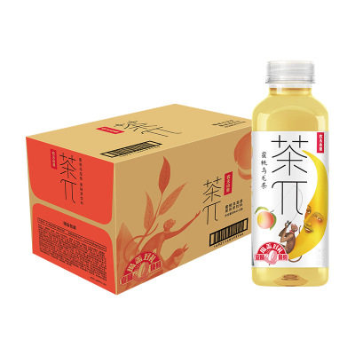 农夫山泉茶π（茶派）果味茶蜜桃乌龙茶500ml*15瓶整箱
