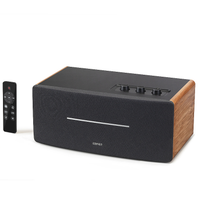 EDIFIER/漫步者 D12 2.0声道 一体式桌面立体声音响音箱 木质多媒体音响 电脑音箱 蓝牙音箱