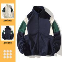 卫衣春秋季新款潮牌青少年上衣宽松休闲夹克情侣立领时尚百搭外套