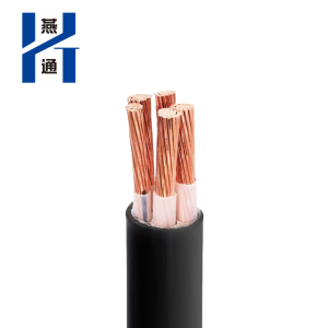 燕通 YJV22五芯铠装电源线 0.6/1KV-YJV22-5*25平方/米