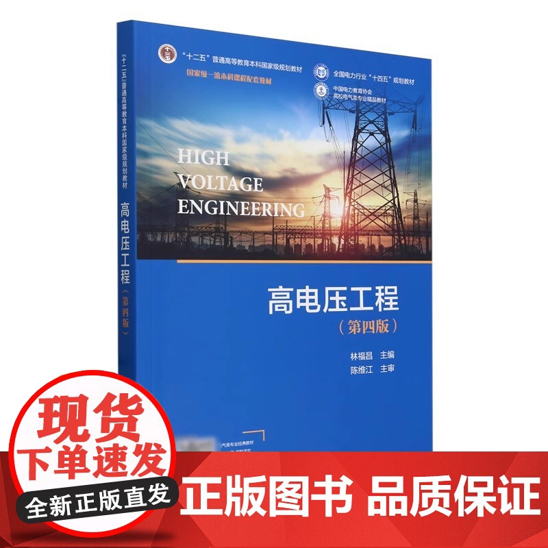 高电压工程 第四版第4版 林福昌 陈维江 中国电力出版社9787519881054商城正版
