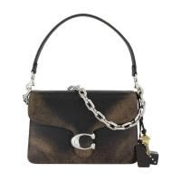 COACH女包链条肩带箱包Tabby Shoulder Bag光滑牛皮单肩斜挎包节送女友