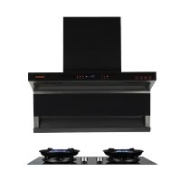 Haotaitai烟灶套装XK02+X405天然气 25m³大风量挥手+智清洗5.0kW大火力左灶直火右灶九鼎猛火