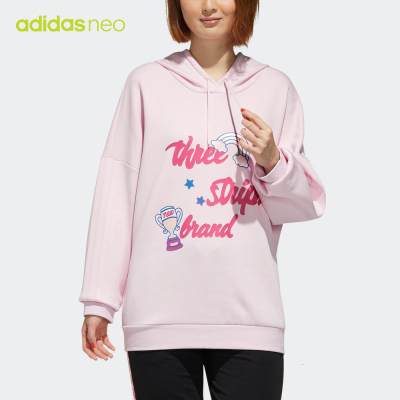 adidas阿迪达斯NEO女装2020新款连帽休闲外套运动夹克GP5874