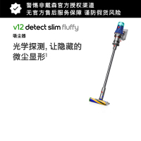 戴森(DYSON)吸尘器 V12 Detect Slim Fluffy 轻量无线吸尘器家用大吸力除螨