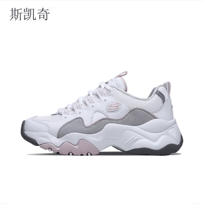 斯凯奇 女厚底增高熊猫鞋 12955-WGPK6 双