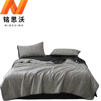 铭思沃夏被150*200cm条 黑条纹