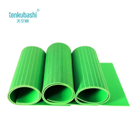 天空桥 绝缘胶垫 绿色条纹 25kv 8mm*1米*10米 卷