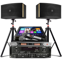 山水(SANSUI) SP2-10套装家庭影院家用客厅会议室专业组合音箱电视KTV音响松川500G台式点歌机K歌