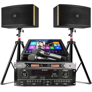 山水(SANSUI) SP2-10套装家庭影院家用客厅会议室专业组合音箱电视KTV音响松川500G台式点歌机K歌