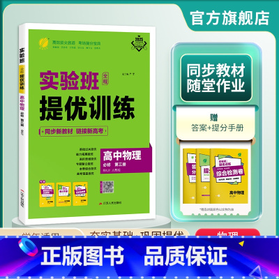 物理 必修第三册 [正版]2024新版 实验班全程提优训练高中物理必修第三册人教版 必修3物理RJ版同步训练提优基础思维