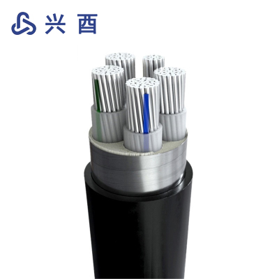 兴酉 铝芯铠装电缆 YJLV22-2*95 米