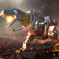 乐森机器人钢锁G1旗舰系列自动变形语音控制智能机器人