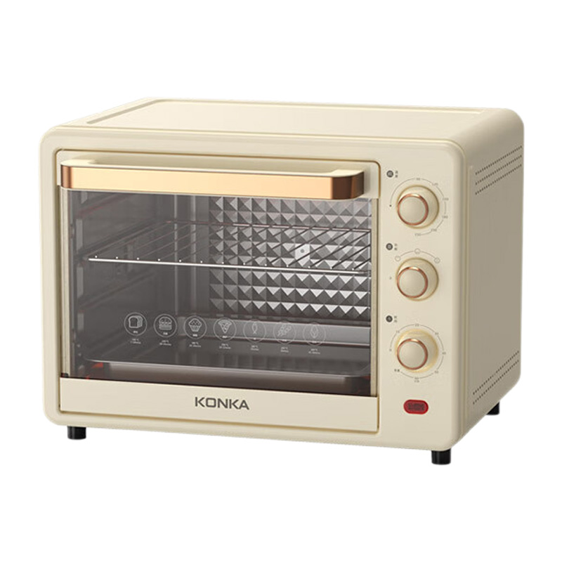 康佳电烤箱32L多功能易清洁方便快捷KDKX-3203-W