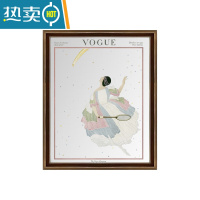 敬平[绝美镜画]镜子美式复画古装饰画小清新小众家居摆件客厅卧室挂装饰画