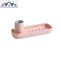 厨房收纳水龙头置物架调料架子免打孔沥水架用品用具小百货储物架 三维工匠