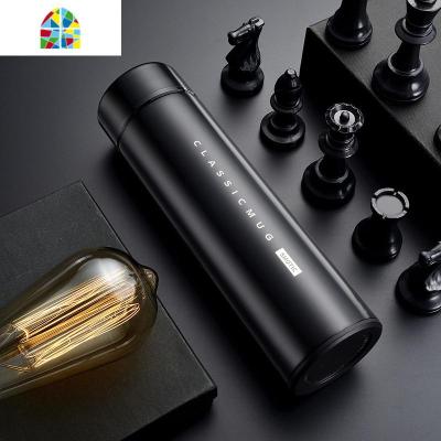 保温杯316不锈钢男士便携女水杯子定制刻字礼盒泡茶杯 FENGHOU 绅士黑