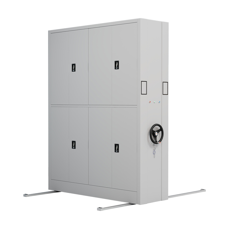 臻远 ZY-MJJA-09 电动密集架移动档案柜钢制轨道密集柜 通双节 一列二组