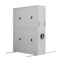 臻远 ZY-MJJA-09 电动密集架移动档案柜钢制轨道密集柜 通双节 一列二组