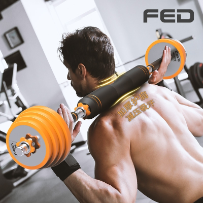 飞尔顿(FEIERDUN)哑铃男士健身纯钢制电镀杠铃15KG20公斤30盒装套装家用器材练臂肌