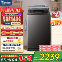小天鹅(LittleSwan)10KG波轮洗衣机全自动 水魔方小乌梅超微净泡直驱变频TB10VE40D