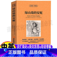 绿山墙的安妮[中英文版] [正版]绿山墙的安妮原著英文原版中英文英语版对照双语英汉互译青少年中小学生七八九年级课外书读名