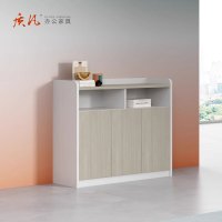 质凡办公家具木质资料柜储物矮柜