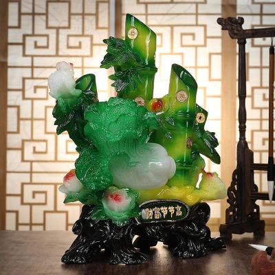 家柏饰(CORATED)富贵节节高竹子摆件工艺品创意家居客厅电视柜酒柜装饰品