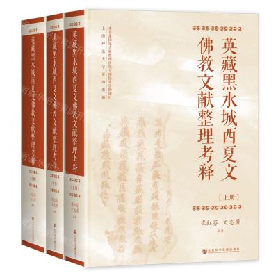 [N]英藏黑水城西夏文佛教文献整理考释(共3册)(精)-9787522819471