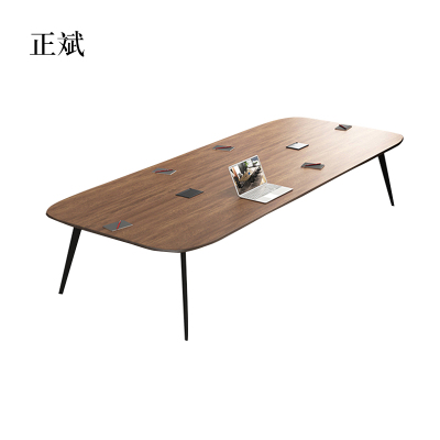 正斌会议桌工作桌培训桌小型洽谈桌长2.4米宽1.2米[工厂现做 7天内发货]