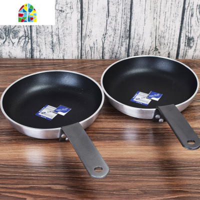 超厚铁柄法式不粘锅平底锅不粘煎锅酒店专用不粘锅平底煎锅40cm FENGHOU 30CM单底(明火使用)