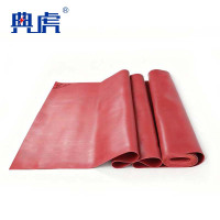 典虎 绝缘胶垫 红色平面 10kv 10米*1米*5mm 卷