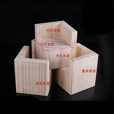 家柏饰(CORATED)KB床脚垫腿木块茶几脚垫高块实木支撑脚沙发脚桌腿加高垫柜脚 内10x10cm增高5cm/个