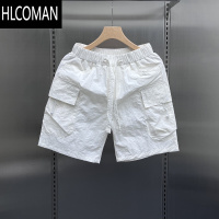 HLCOMAN夏季潮牌工装短裤男士新款百搭宽松哈伦运动裤休闲五分裤子男速干