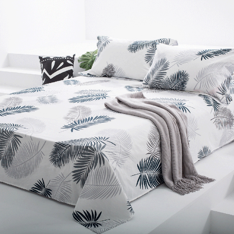 家柏饰(CORATED)家纺单/双人全棉床单学生宿舍单件全棉1.5/1.8米花之粉梦