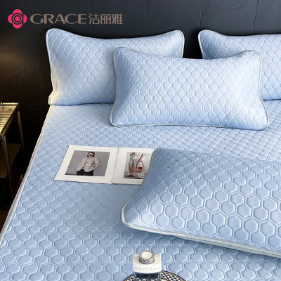洁丽雅乳胶席-罗斯JLY-YHC4681 凉席 180x200cm*1 枕套48x74cm*2