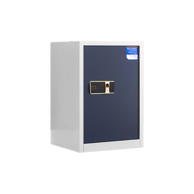 帅畅保密柜财务档案柜文件柜办公室资料储物柜保险柜单门白灰-指纹密码锁