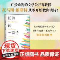 如何读一首诗 托马斯·福斯特 著 一堂超实用的诗歌基础课 从零开始教你读诗 文学