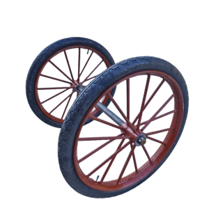 依诺九吉 手推车翻斗车车轮板车车轮轮子带6206轴承 多型号 套