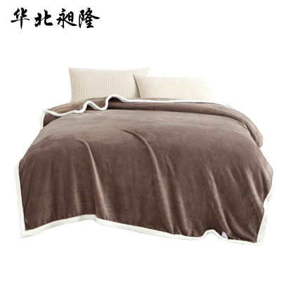 华北昶隆 咖绒毯 150*200cm/条