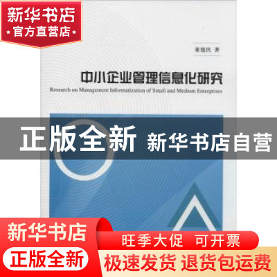 正版 中小企业管理信息化研究 董德民著 经济科学出版社 97875141