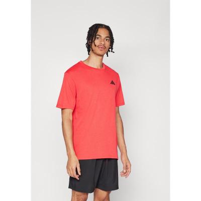 Adidas男士纯色运动T恤舒适透气休闲健身短袖上衣