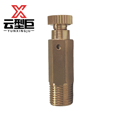 云型巨 暖气片铜跑风手捻放气阀 暖气片配件 铸铁暖气片配件 M10 单位:个