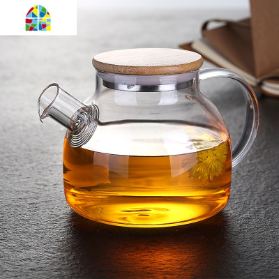 防爆大容量可高温玻璃凉水套装家用大号耐热创意凉白开水杯 FENGHOU 升级版1600毫升壶