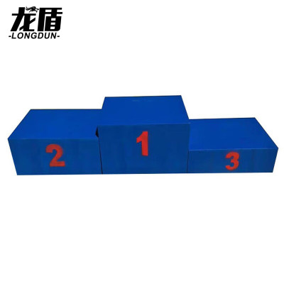 龙盾木质领奖台学校运动会颁奖台 田径比赛颁奖台 木质70*50cm