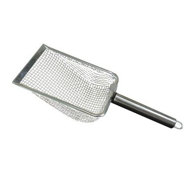 猫砂铲细孔不锈钢小孔猫铲屎铲膨润土金属猫咪矿石铲铲屎