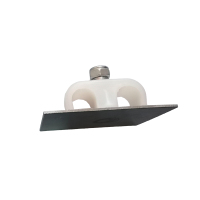 锲衡 不锈钢胶粘线卡 100mm*70mm*2mm 个