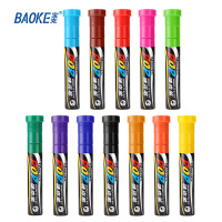宝克(BAOKE)860-12 12mmPOP唛克笔 海报广告画笔/彩色马克笔记号笔 6支/盒 1盒